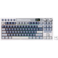 Геймърска клавиатура Royal Kludge RK M87 Ocean Blue Cream switch