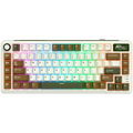 Геймърска клавиатура Royal Kludge RK L75 Palm Green Cream switch