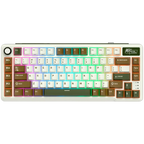 Геймърска клавиатура Royal Kludge RK L75 Palm Green Cream switch