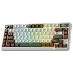 Геймърска клавиатура Royal Kludge RK L75 Palm Green Cream switch