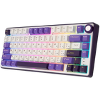 Геймърска клавиатура Royal Kludge R75 Blackberry Mousse K silver switch