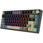 Геймърска клавиатура Royal Kludge R75 Phantom K silver switch