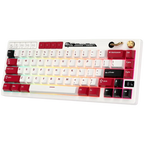 Геймърска клавиатура Royal Kludge RK M65 Famicom Cream switch