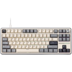 Геймърска клавиатура Royal Kludge R87Pro Half Grey Creamy switch