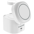 Безжично зарядно Canyon 4 in 1 Wireless Charging Stand (CNS-WCS405W)