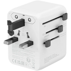 Зарядно устройство Canyon Travel Adapter OnTour 70 EU/UK/US/AUS 70W, бяло