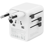 Зарядно устройство Canyon Travel Adapter OnTour 20 EU/UK/US/AUS 20W, бяло