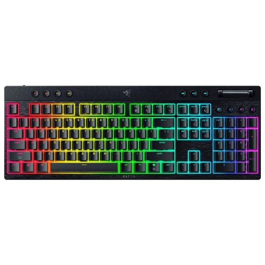 Геймърска клавиатура Razer BlackWidow V4 Low-profile HyperSpeed (Green Switch)