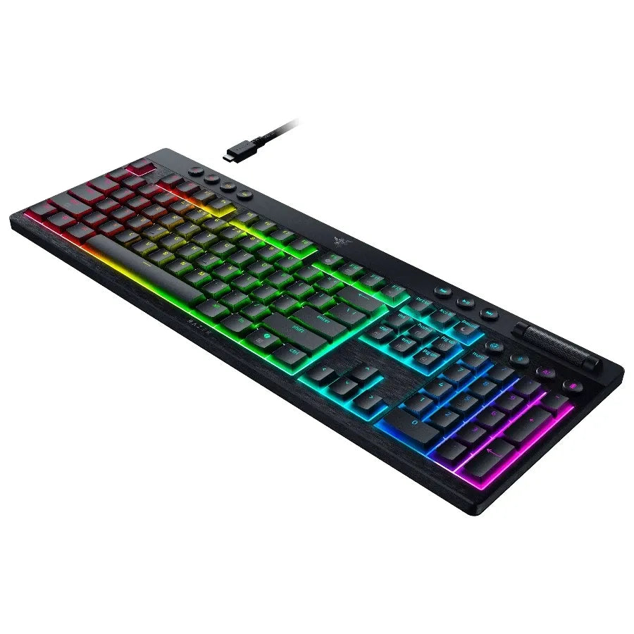 Геймърска клавиатура Razer BlackWidow V4 Low-profile HyperSpeed (Green Switch)