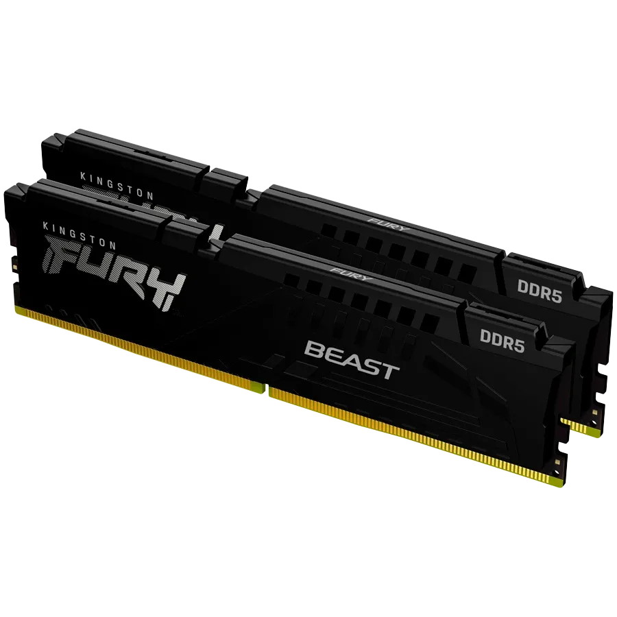 RAM памет Kingston 64GB 6000MT/s DDR5 CL30 DIMM (Kit of 2) FURY Beast Black EXPO