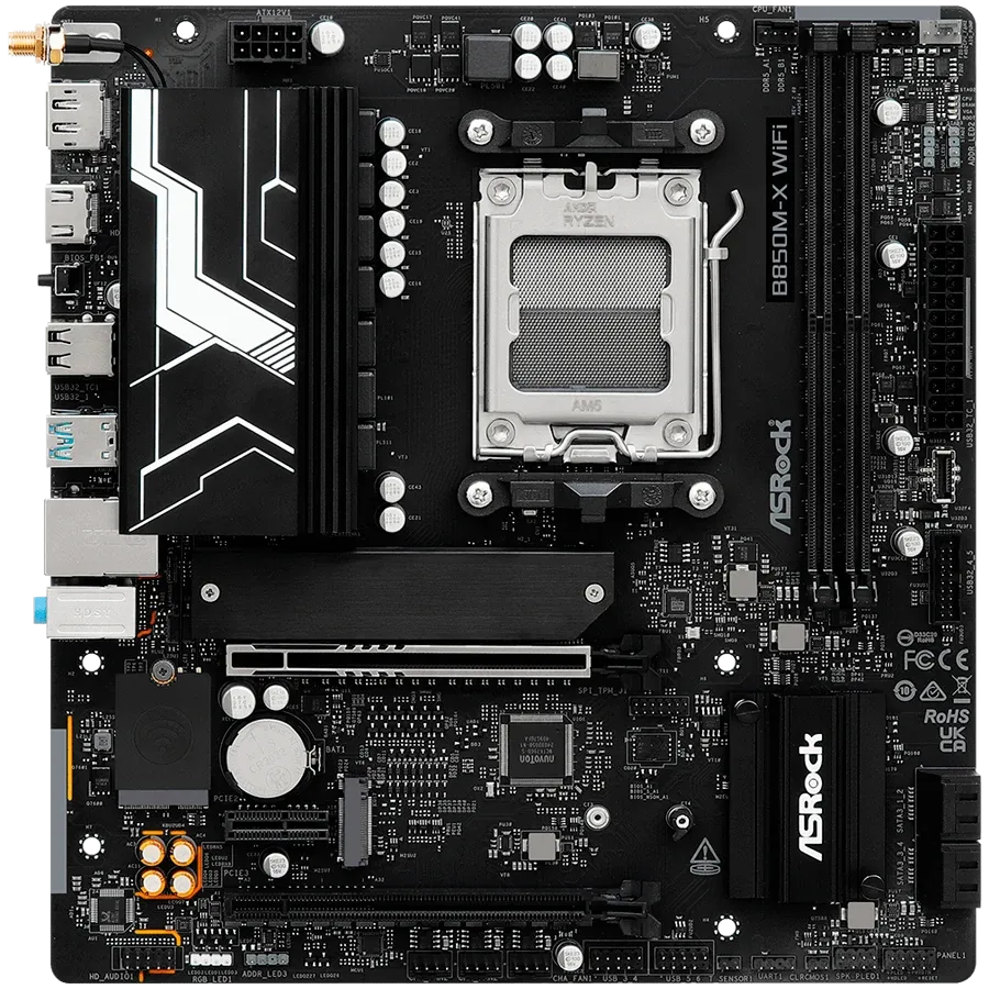 Дънна платка ASRock AMD B850 (B850M-X WIFI R2.0)