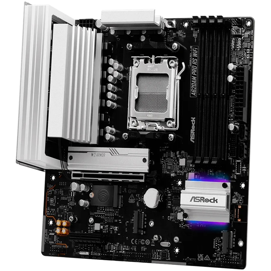 Дънна платка ASRock AMD A620 (A620AM PRO RS WIFI)