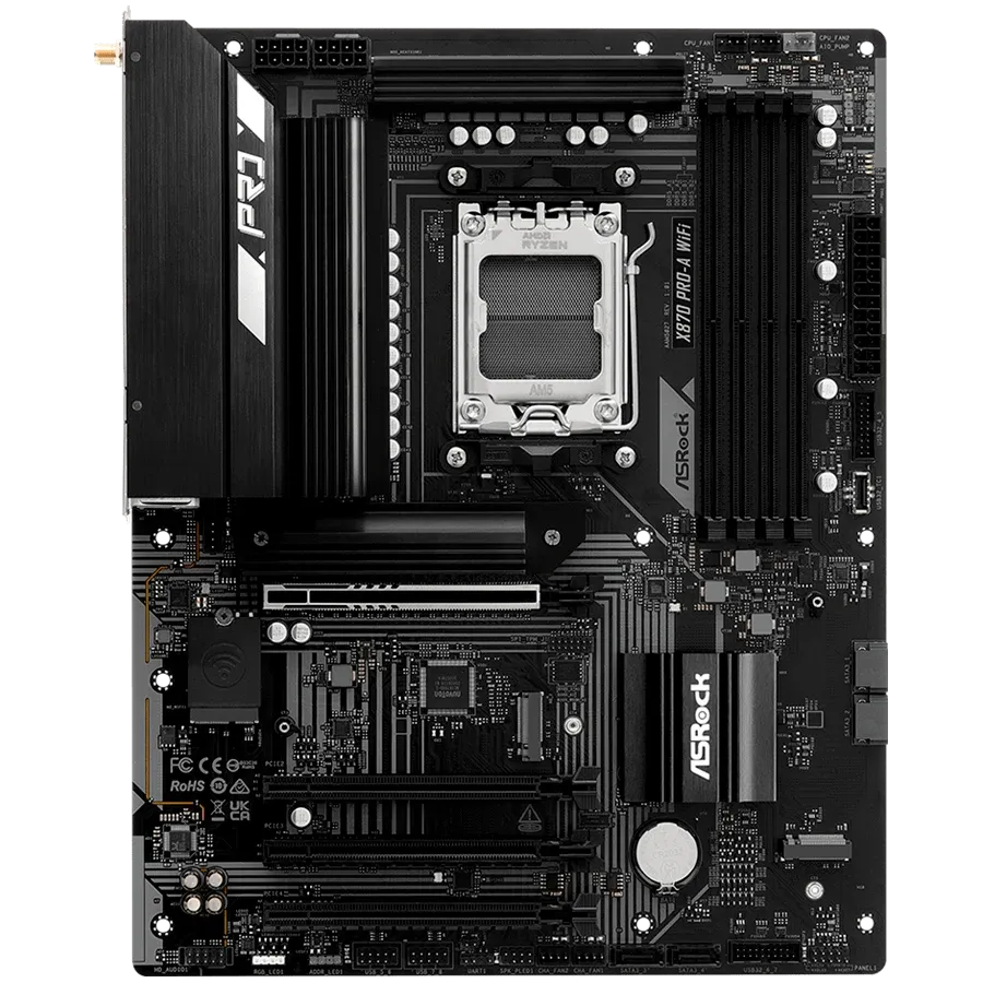 Дънна платка ASRock AMD X870 (X870 PRO-A WIFI)