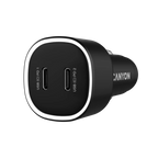 Зарядно за кола Canyon OnDrive 60 PD 60W 2xUSB-C, черно