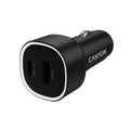 Зарядно за кола Canyon OnDrive 48 PD 48W USB-A+USB-C, черно