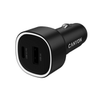 Зарядно за кола Canyon OnDrive 85 PD 85W USB-A+USB-C, черно