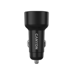 Зарядно за кола Canyon OnDrive 85 PD 85W USB-A+USB-C, черно
