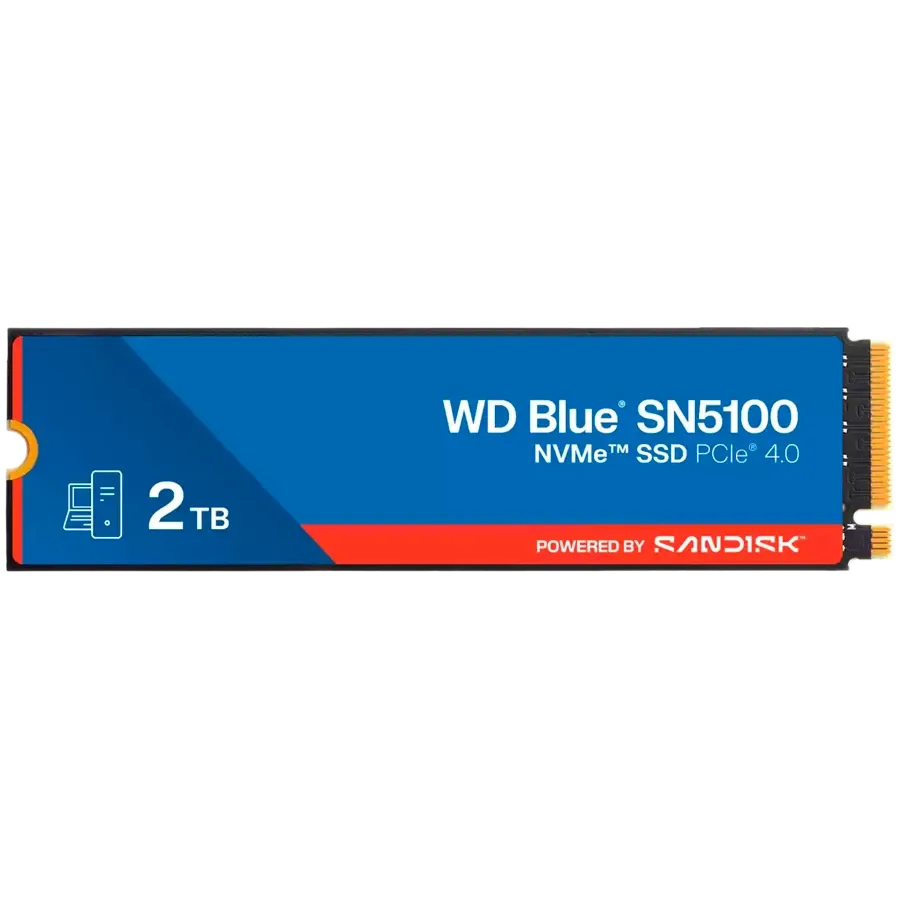 SSD диск SanDisk SSD Powered BY SanDisk Blue SN5100 2TB M.2 2280 PCIe Gen4 x4