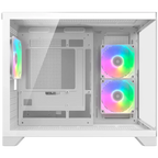 Компютърна кутия Cougar FV150 Mini RGB PC Case, Mid tower, бяла