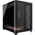 Компютърна кутия Corsair AIR 5400 RS-R ARGB Tempered Glass Mid-Tower, черна