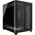 Компютърна кутия Corsair AIR 5400 RS-R ARGB Tempered Glass Mid-Tower, черна