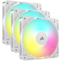 Вентилатор Corsair RS120 ARGB White, 120mm ARGB Fan, Triple Pack