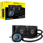 Охладител Corsair Nautilus 240 LCD, 240mm Radiator, Liquid CPU Cooler