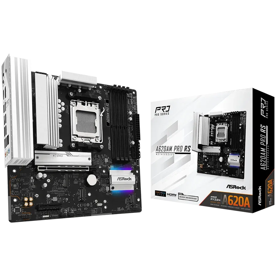 Дънна платка ASRock MB Desktop A620AM Pro RS