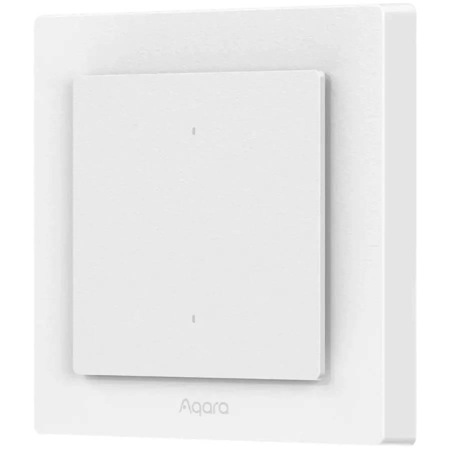 Безжичен превключвател Aqara Light Switch H2 EU (2 Buttons, 1 Channel)