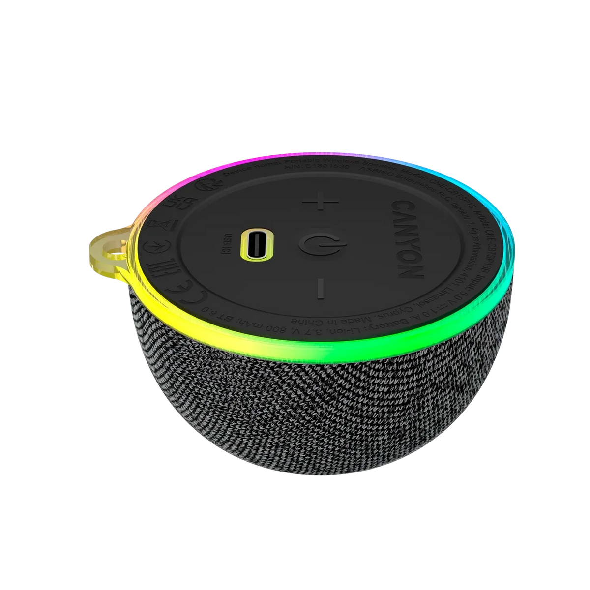 Bluetooth тонколона Canyon Magnetic BT OnMove 13 5W, черна