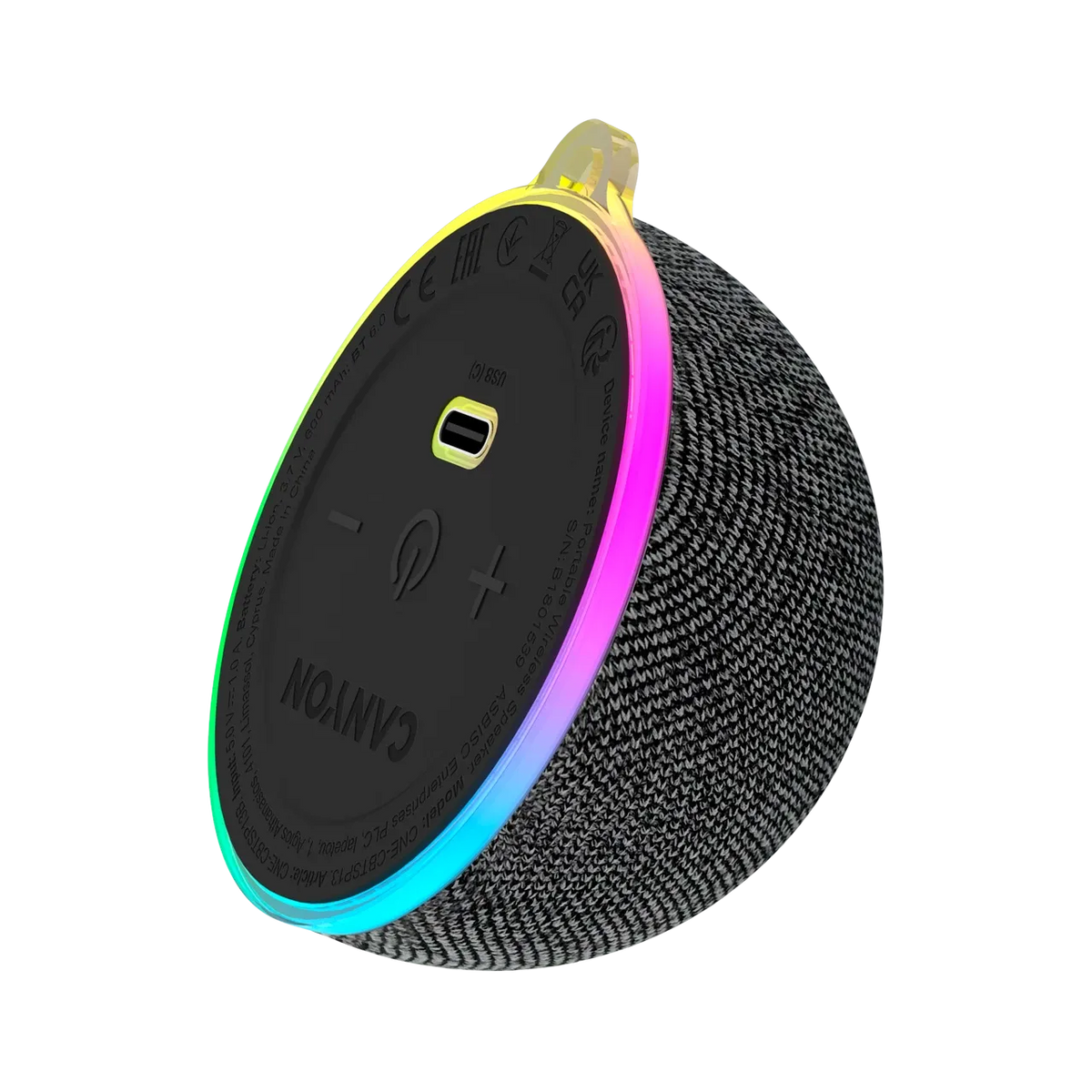 Bluetooth тонколона Canyon Magnetic BT OnMove 13 5W, черна