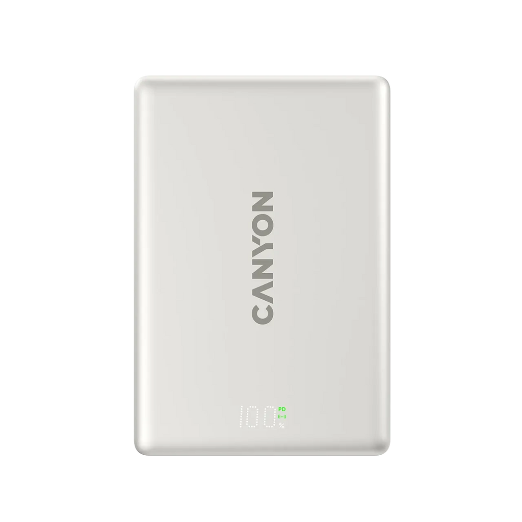 Външна батерия Canyon magnetic OnPower 511 PD20W 10000mAh Aluminium Star, сива
