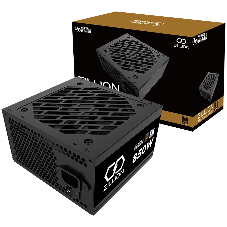 Захранване Super Flower Zillion DB Bronze 850W ATX 3.1 80 Plus Bronze