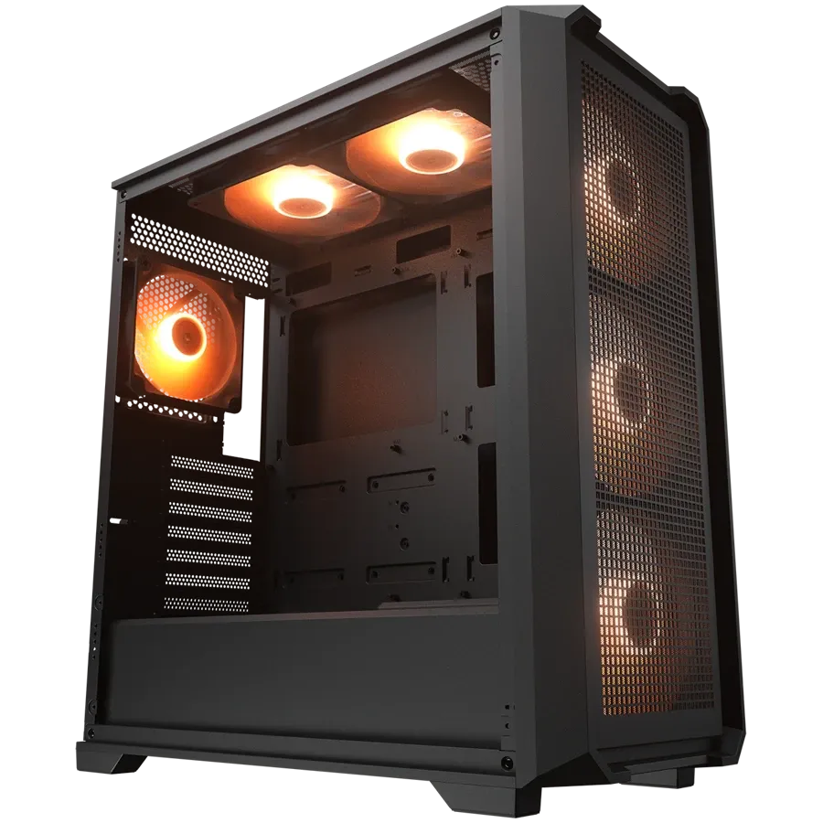 Компютърна кутия Cougar MX600 Air PC Case, Mid Tower, черна