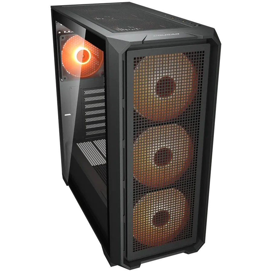 Компютърна кутия Cougar MX600 Air Pro PC Case, Mid Tower, черна