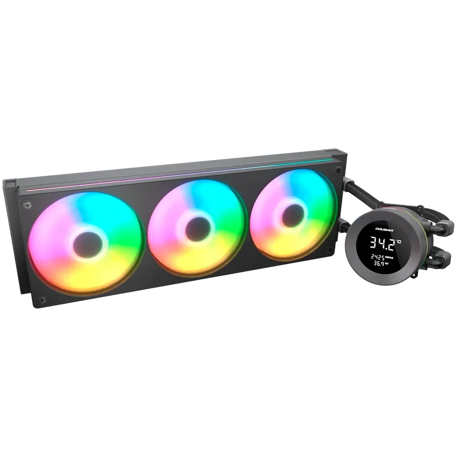 Охладител Cougar Poseidon Vistek ARGB 360 AiO Liquid Watercooling (CGR-PSDVARGB-B-360)