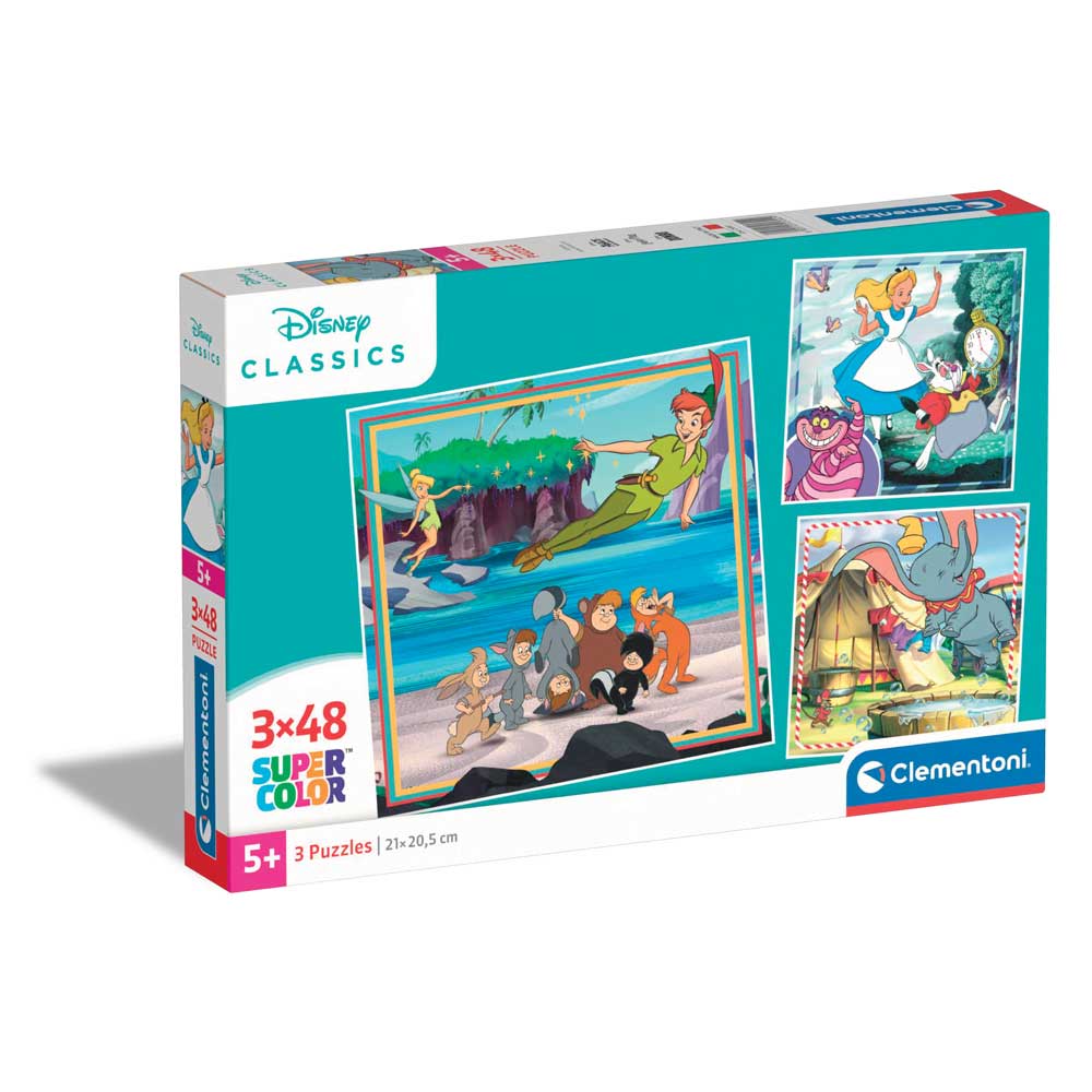 CLEMENTONI 3x48ч. Пъзел DISNEY CLASSICS