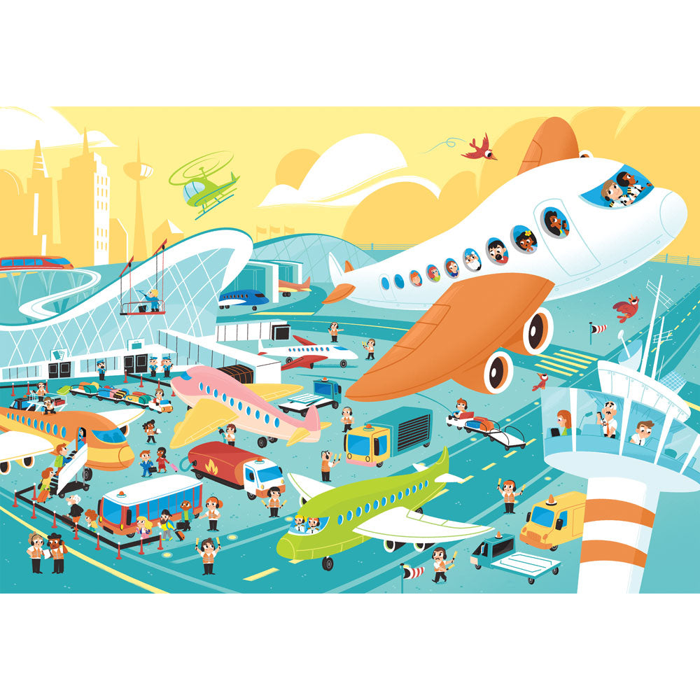 CLEMENTONI 104ч. Пъзел Big Airport