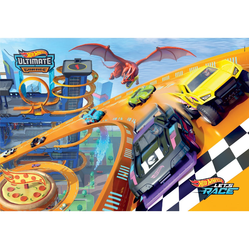 CLEMENTONI 104ч. Пъзел Hot Wheels