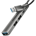 USB хъб Axagon HUE-STA ALU Strip USB-A 4 port hub