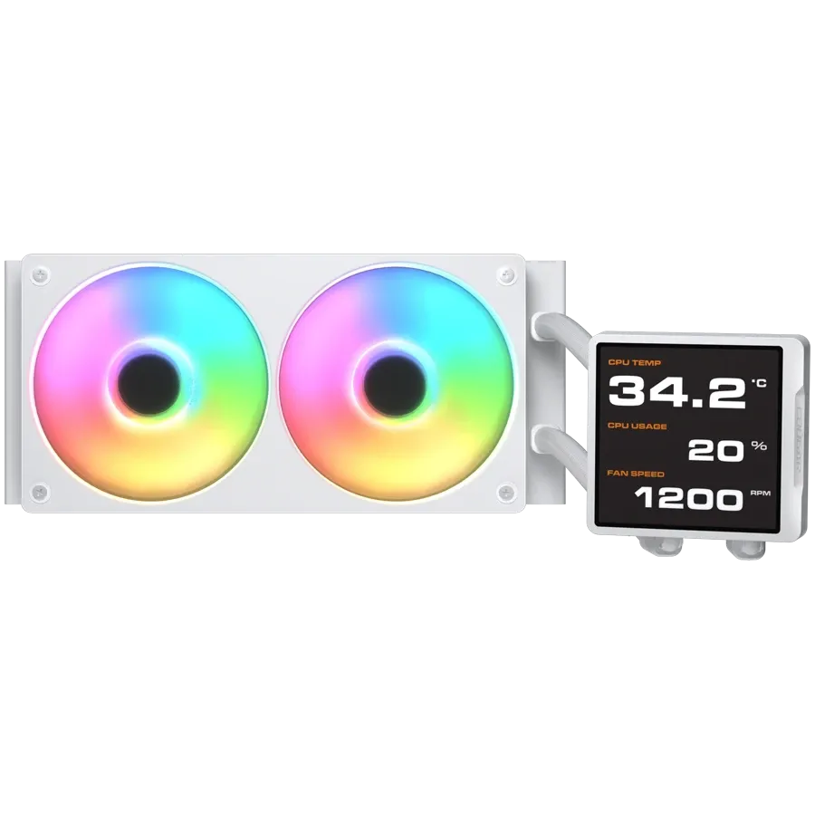 Охладител Cougar Poseidon Vistek Pro ARGB 240 AiO Liquid Watercooling (CGR-PSDVPRGB-W-240)
