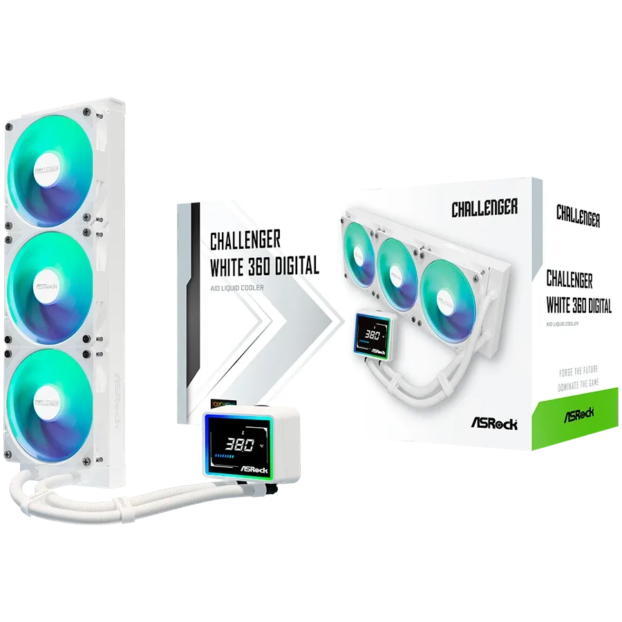 Охладител ASRock Challenger White 360 Digital