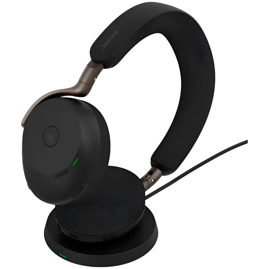 Слушалки Jabra Evolve3 75, MS, Link390a, WLC Chrg, черни