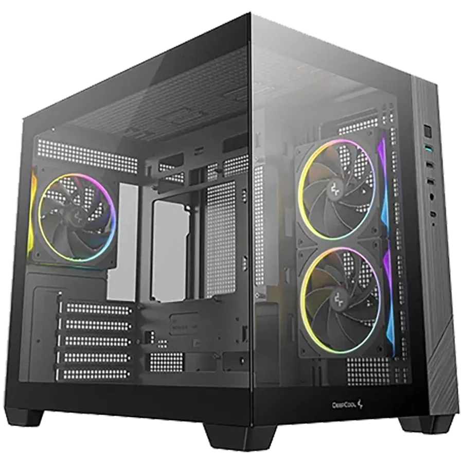 Компютърна кутия DeepCool CG330-3F, Mid Tower