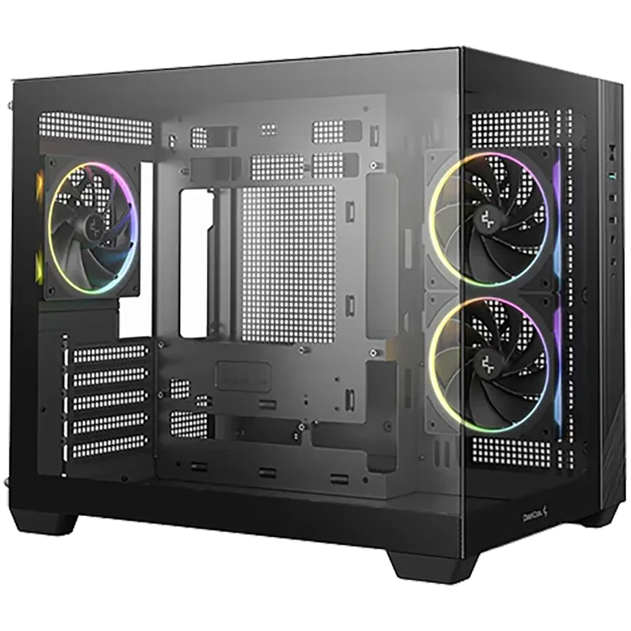 Компютърна кутия DeepCool CG330-3F, Mid Tower