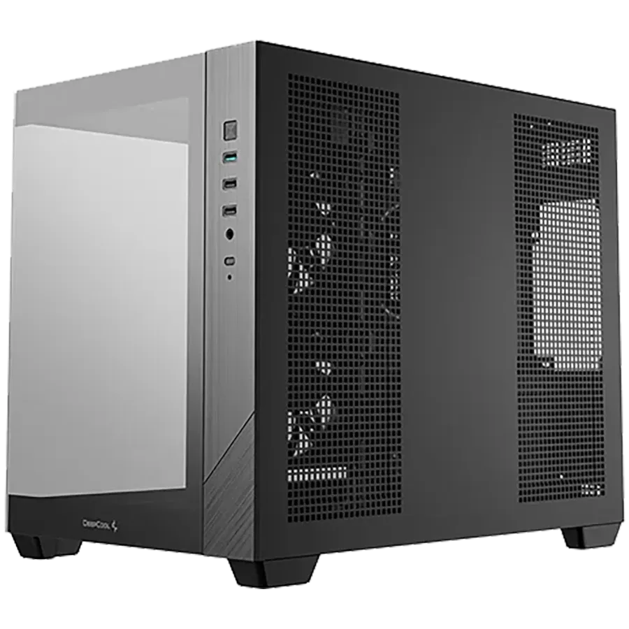 Компютърна кутия DeepCool CG330-3F, Mid Tower