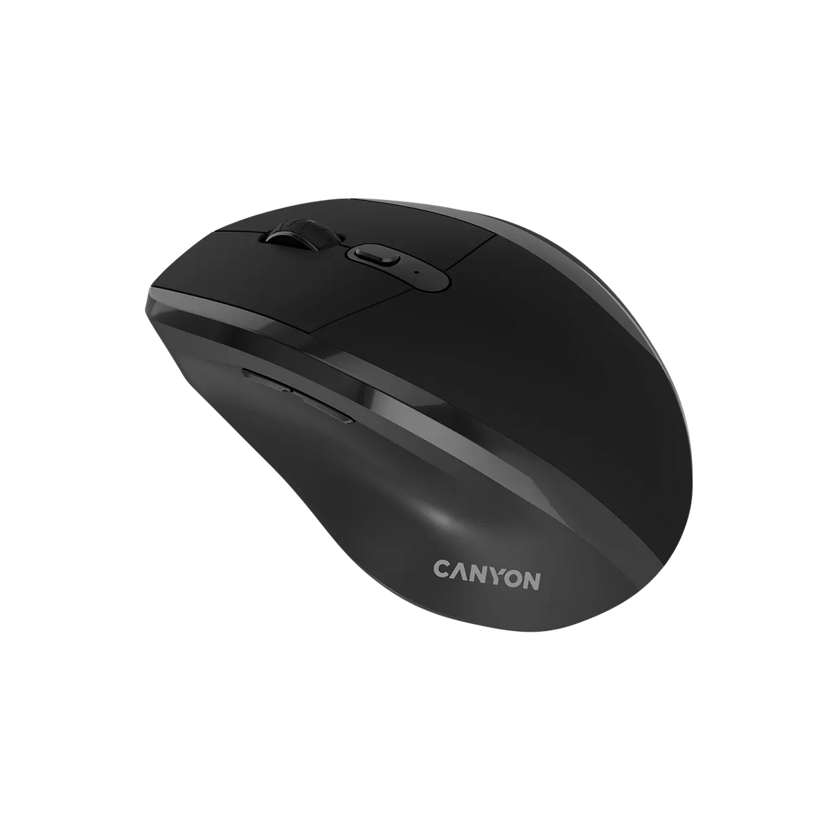 Мишка Canyon OnClick 17 Ergonomic 6 buttons 1600DPI Wireless, черна