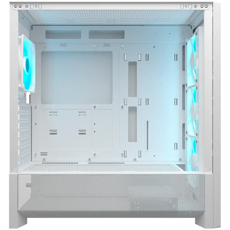 Компютърна кутия Cougar MX230 RGB PC Case, Mid Tower, бяла