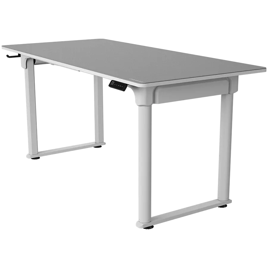 Геймърско бюро Cougar E-GRAV 160 Electrical Gaming Desk, White Color
