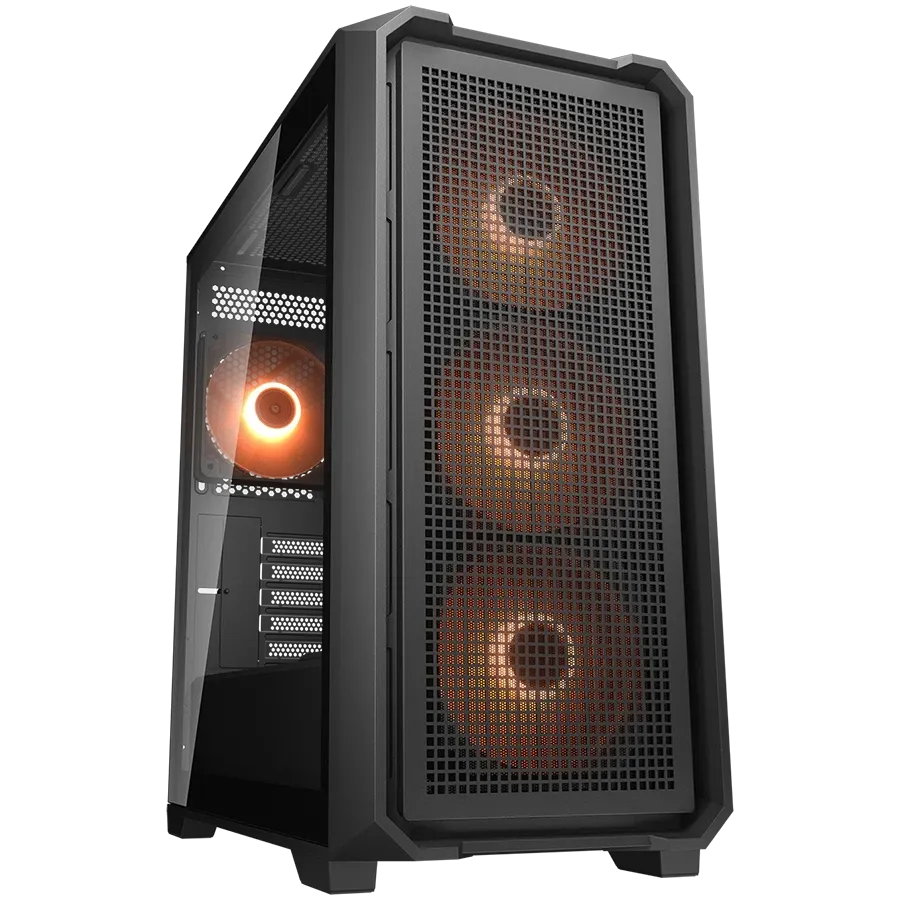 Компютърна кутия Cougar MX600 Mini V2 PRO PC Case, Mini Tower, черна